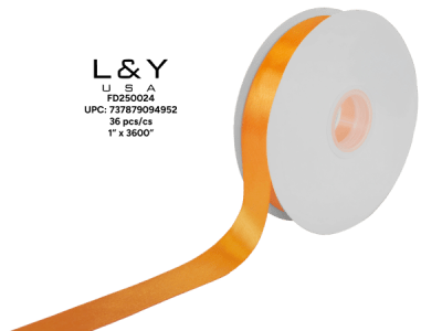 Orange Ribbon 1" - 6/pk 6bx/cs cs.36