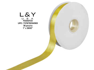 Gold Ribbon 1" - 6/pk 6bx/cs cs.36