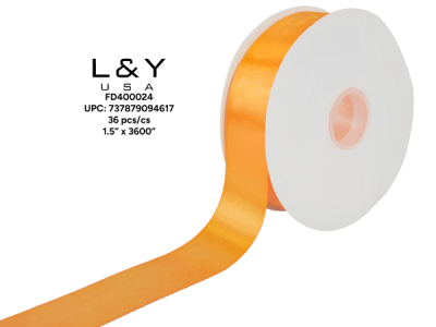Orange Ribbon 1.5" - 6/pk 6bx/cs cs.36