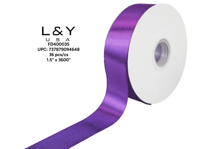 Purple Ribbon 1.5" - 6/pk 6bx/cs cs.36