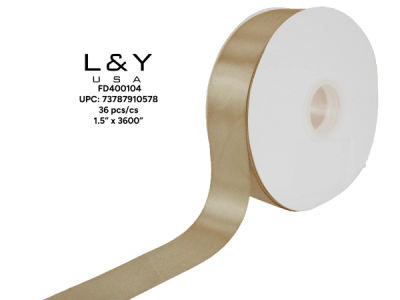 Dark Gold Ribbon 1.5" - 6/pk 6bx/cs cs.36