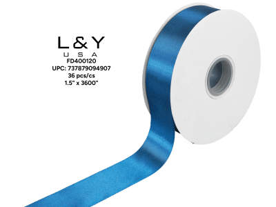 Dark Blue Ribbon 1.5" - 6/pk 6bx/cs cs.36