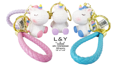Unicorn Keychains - 12/pk 20bx/cs cs.240