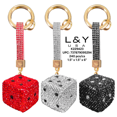 Dice Keychains - 12/pk 20bx/cs cs.240