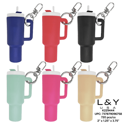 Mini Matte Tumbler Keychain 2 - 12/pk 60bx/cs cs.60pk