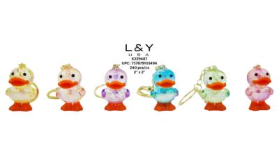 Iridescent Duck Keychains - 12/pk 20bx/cs cs.240