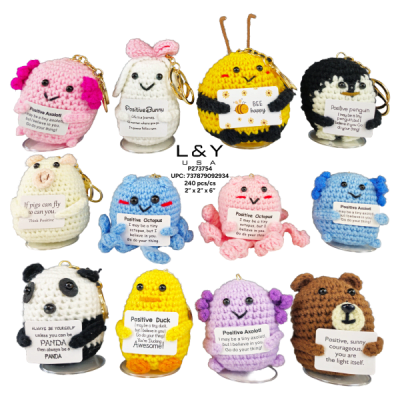 Little Happy Animal Plushes - 12/pk 20bx/cs cs.240
