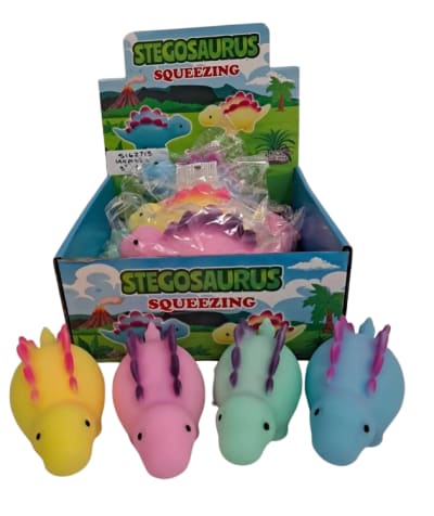 Dino Squish Toy - 12/pk 12bx/cs cs.144