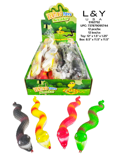 Snake Squishies - 12/pk 12bx/cs cs.144