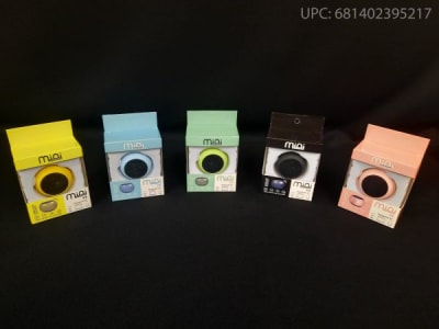 Mini Speaker Bluetooth #MT Assorted 5-Colors - 1/pk 100bx/cs cs.100