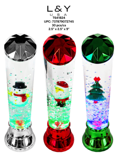 Christmas Dancing Tornado Lamp Mix - 1/pk 30bx/cs cs.30
