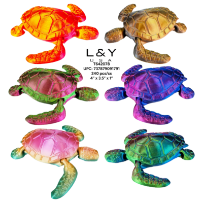 3D Printed Sea Turtles - 12/pk 20bx/cs cs.240