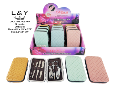 Braided Pattern Nail Clipper Set - 12/pk 20bx/cs cs.240
