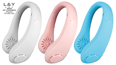 Colorful Neck Fans - 12/pk 5bx/cs cs.60