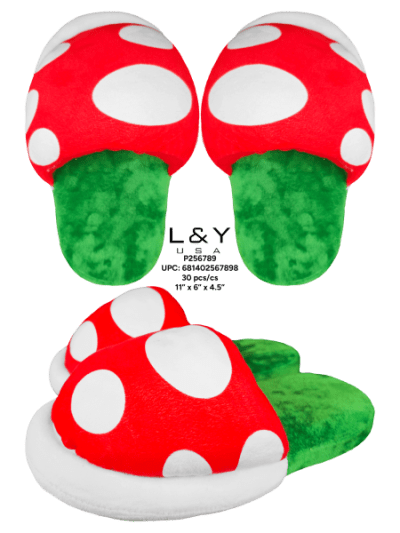 Mushroom Slipper - 1/pk 20bx/cs cs.20