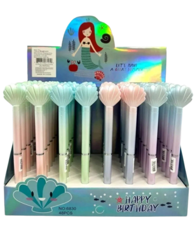 Sea Shell Pen - 48/pk 18bx/cs cs.18bx