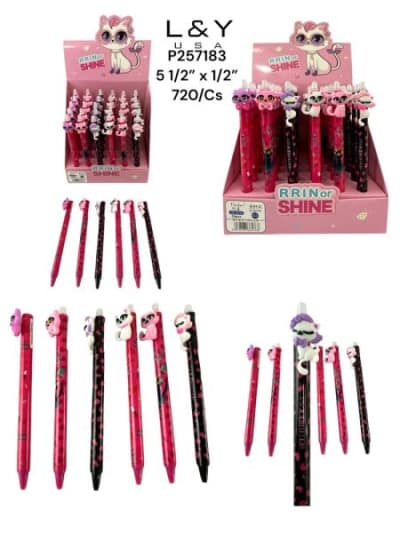 Cute Cat Styled Pen - 36/pk 20bx/cs cs.20bx
