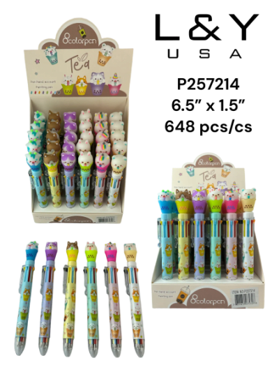 Rounded Animal Multicolor Pen - 36/pk 18bx/cs cs.18bx