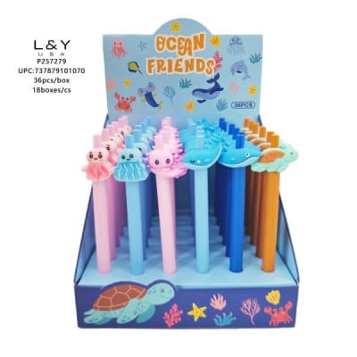 Sea Animal Gel Pen (36ea/bx) - 36/pk 18bx/cs cs.18bx