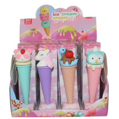 Ice Cream Cute Eraser - 12/pk 24bx/cs cs.288
