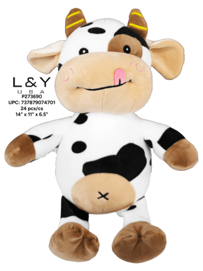 Baby Cow Plush 40m - 12/pk 2bx/cs cs.24