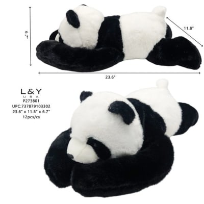 Panda Weighted Companion Plush 23.6" - 1/pk 12bx/cs cs.12