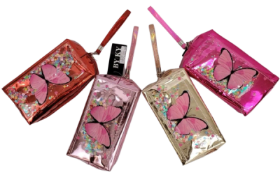 Butterfly Makeup Bag - 12/pk 20bx/cs cs.240