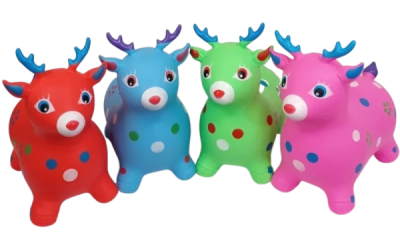 Deer Bounce Toy w/ Lights and Music - 1/pk 12bx/cs cs.12