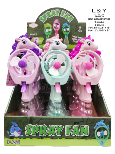 Unicorn Spray Fan - 12/pk 6bx/cs cs.72
