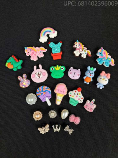 Silicone Decorative Charms - 60/pk 20bx/cs cs.20