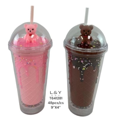 Gummy Bear Tumbler Cup w/ Lights - 12/pk 4bx/cs cs.48