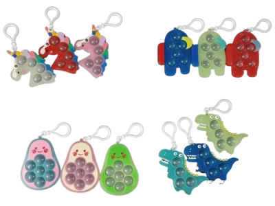 Glow in the dark Keychain pop - 12/pk 50bx/cs cs.50pk