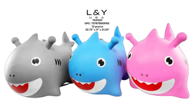 Shark Bounce Toy - 1/pk 12bx/cs cs.12