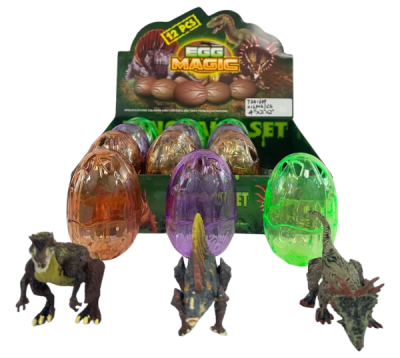 Dinosaur Egg Toy - 12/pk 18bx/cs cs.216