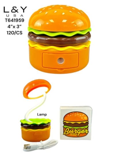 Burger Lamp & Sharpener - 12/pk 10bx/cs cs.120