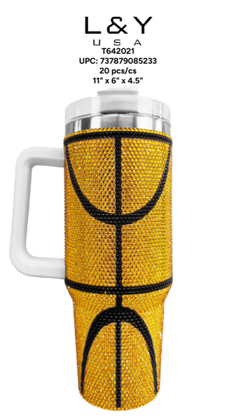 Basketball Bling-Bling Tumbler - 1/pk 20bx/cs cs.20