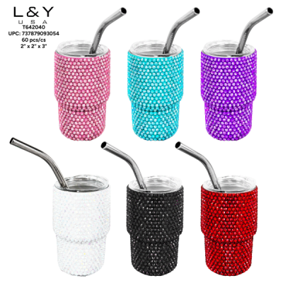 Mini Bling Tumbler 2oz - 12/pk 5bx/cs cs.60