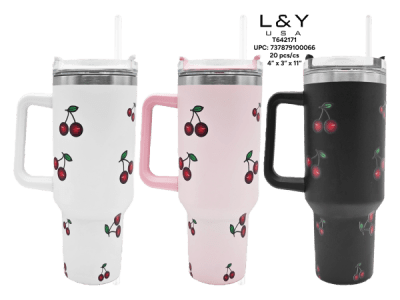 Matte Cherry Tumbler 40oz - 1/pk 20bx/cs cs.20