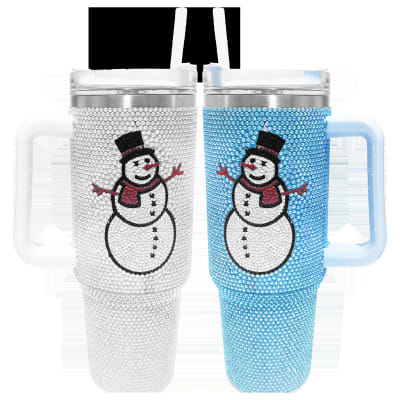 Snowman Bling Tumbler 40oz - 1/pk 20bx/cs cs.20