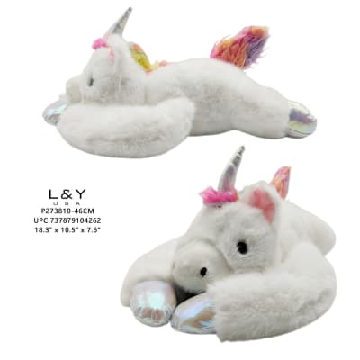 Unicorn Weighted Paw Companion Plush - 46cm - 1/pk 18bx/cs cs.18