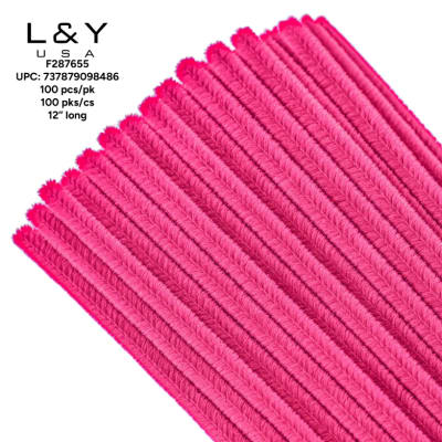 Fuchsia Chenille Stems