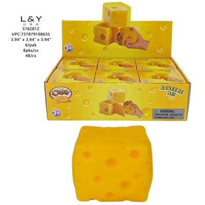 Cheese Squishy Toy Big