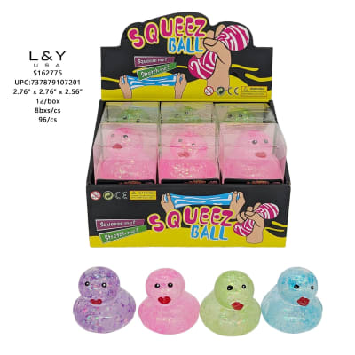 Heavy Duty Glitter Duck Squishy