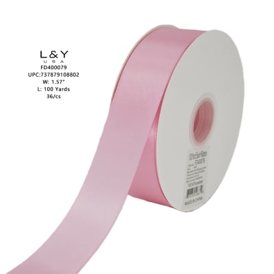 Light Pink Ribbon 1.5"