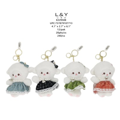 Sheep in dress 4style Keychain