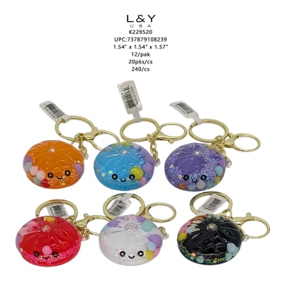 Small dumpling 4 color Keychain