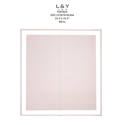 Pink with Clear Border Flower Paper