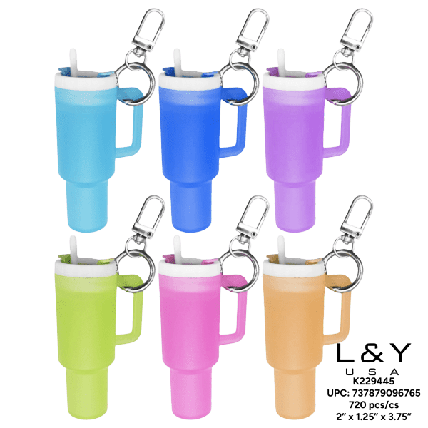 Mini Matte Tumbler Keychain 3 - 12/pk 60bx/cs cs.60pk