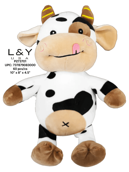 Cow Plush 10' - 12/pk 5bx/cs cs.60