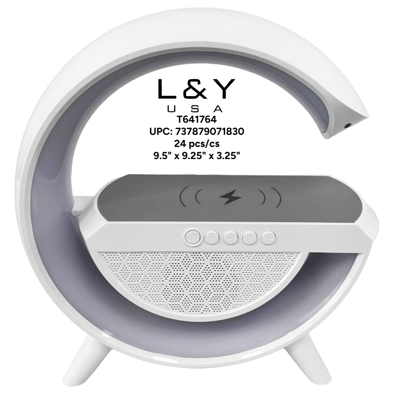 Large G LED Wireless Charging Speaker - 12/pk 2bx/cs cs.24
